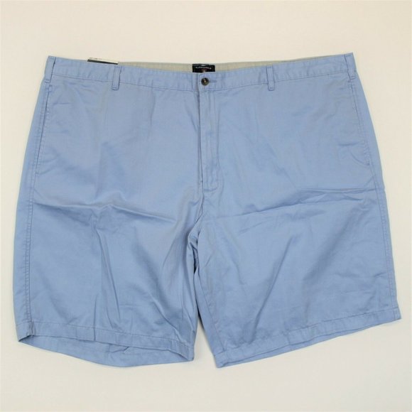 Saddlebred Flat Front Shorts - Blue - 50 - Picture 2 of 3